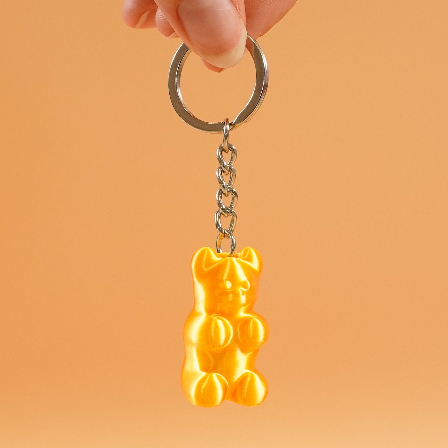 Porte-clé Bonbon ourson doré