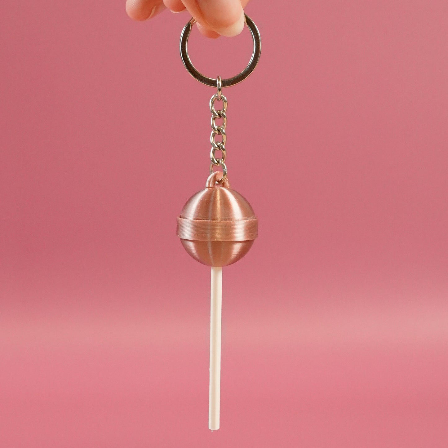 Porte-clé Sucette rose