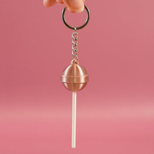 Porte-clé Sucette rose