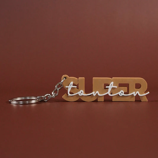 Porte-clé Super tonton café